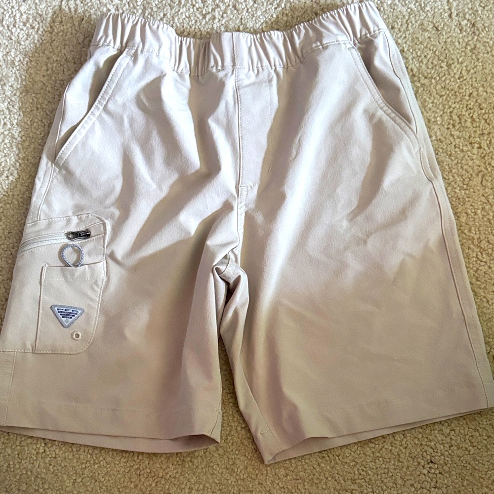 Boy’s Columbia PFG Beige Shorts
